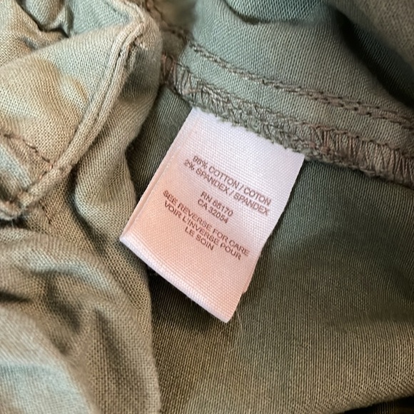 Free People Olive Cargo Skinny Pants - Picture 5 of 5